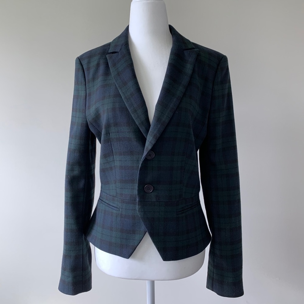 Zara plaid blazer